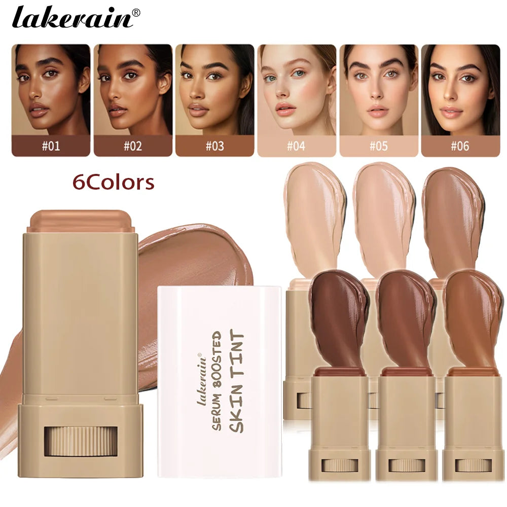 Skin Tint Foundation Stick – 6 Colors Travel Makeup Balm