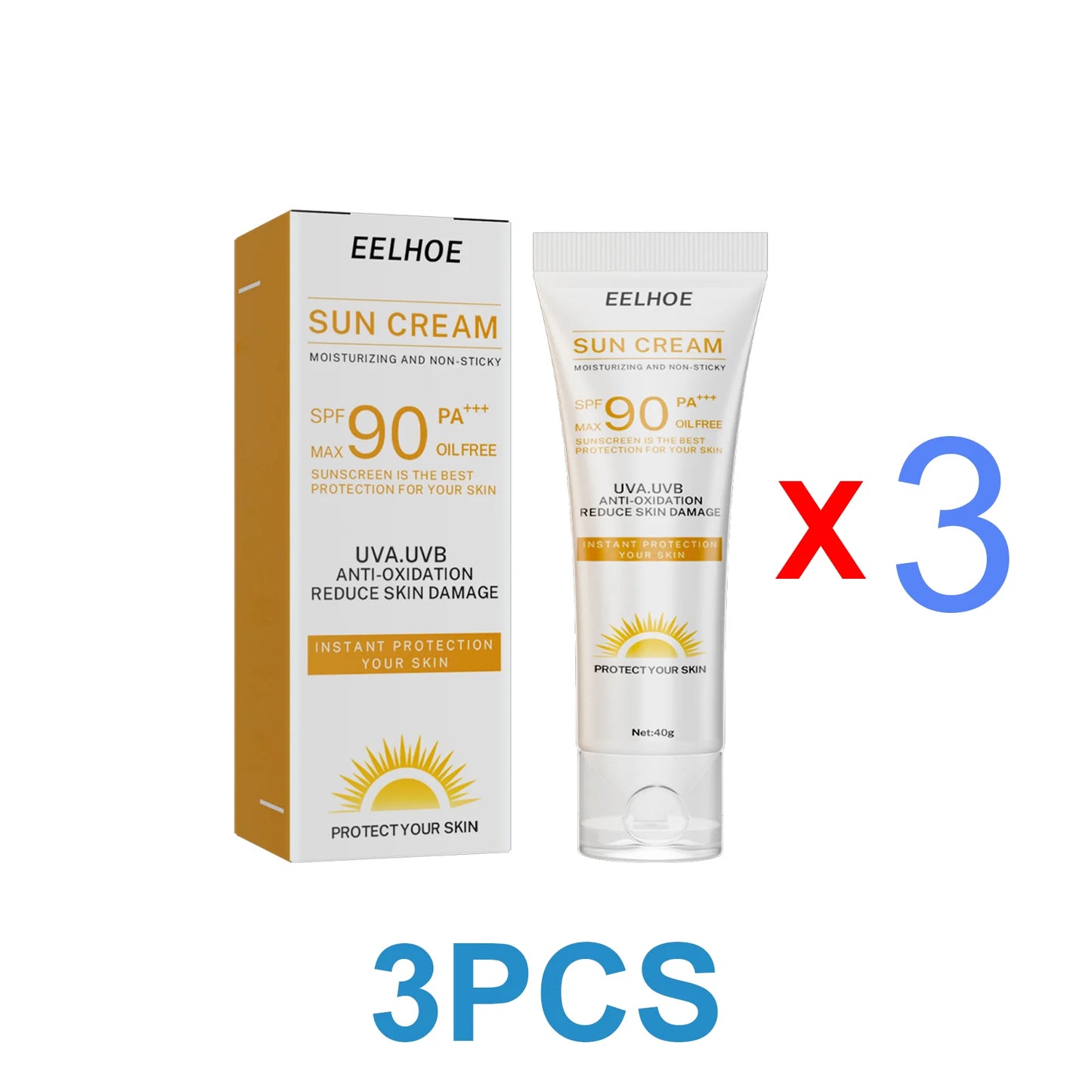 SPF 90 Sunscreen – Face & Body Oil Control Sun Cream