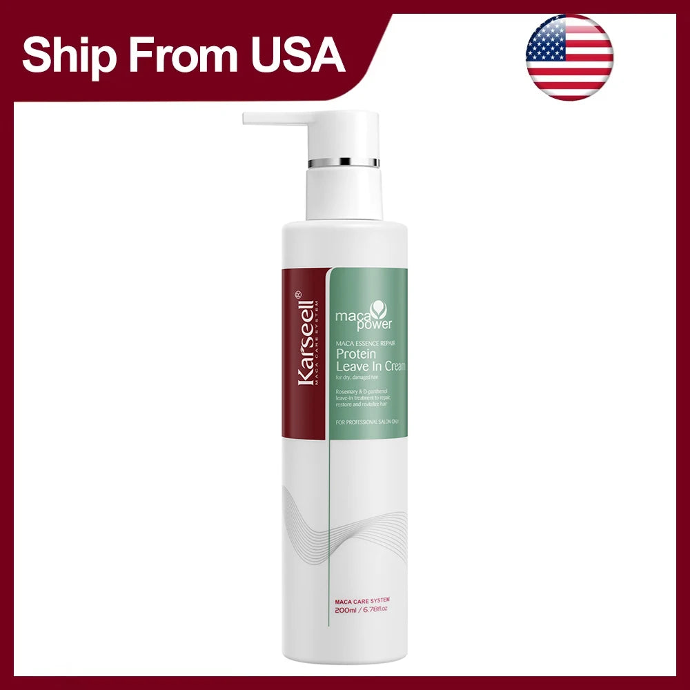 Karseell Protein Leave-In Hair Cream – Repair Conditioner (200ml)