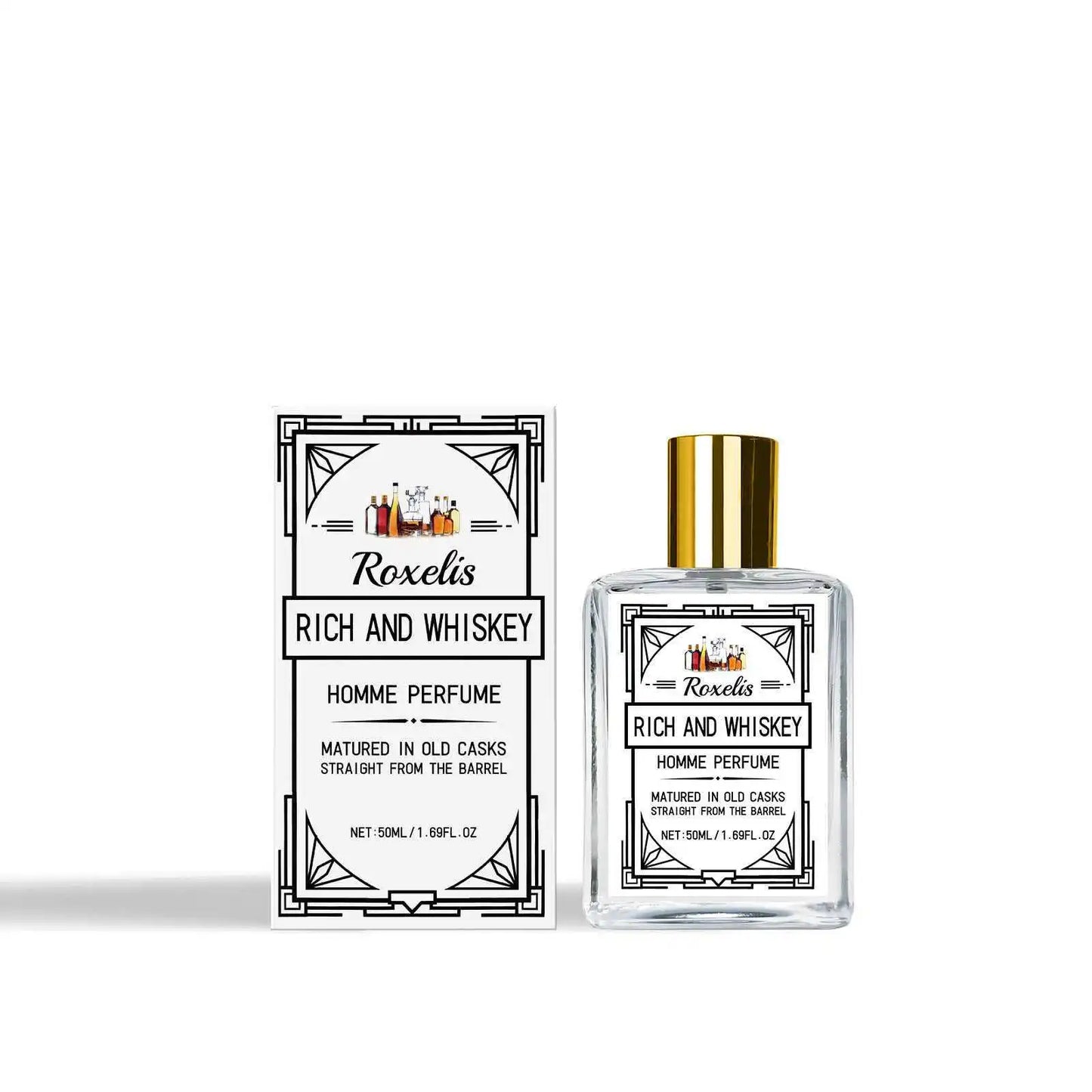Roxelis Forest Moss – Fresh Woody Cologne for Men (50ml)