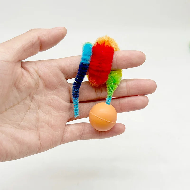 WiggleWorm: Elastic Caterpillar Teaser Toy
