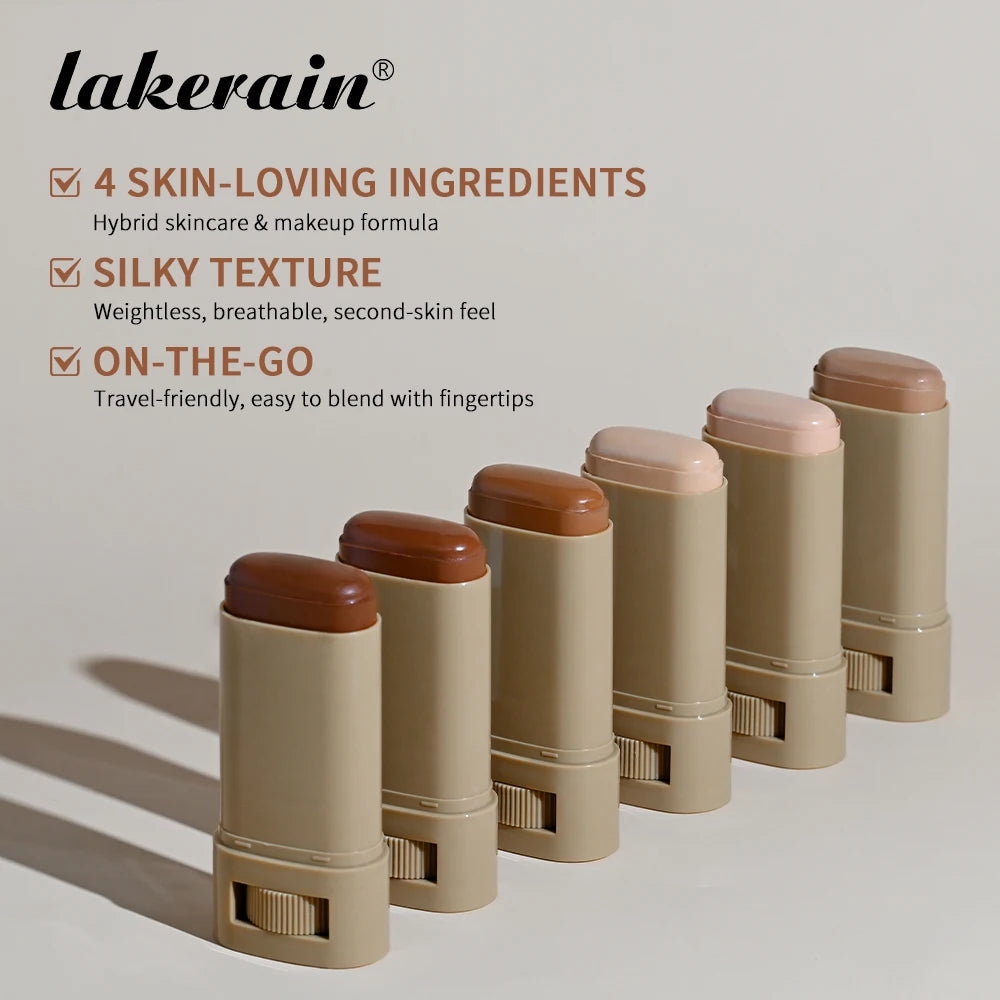 Skin Tint Foundation Stick – High Coverage Travel Makeup Stick