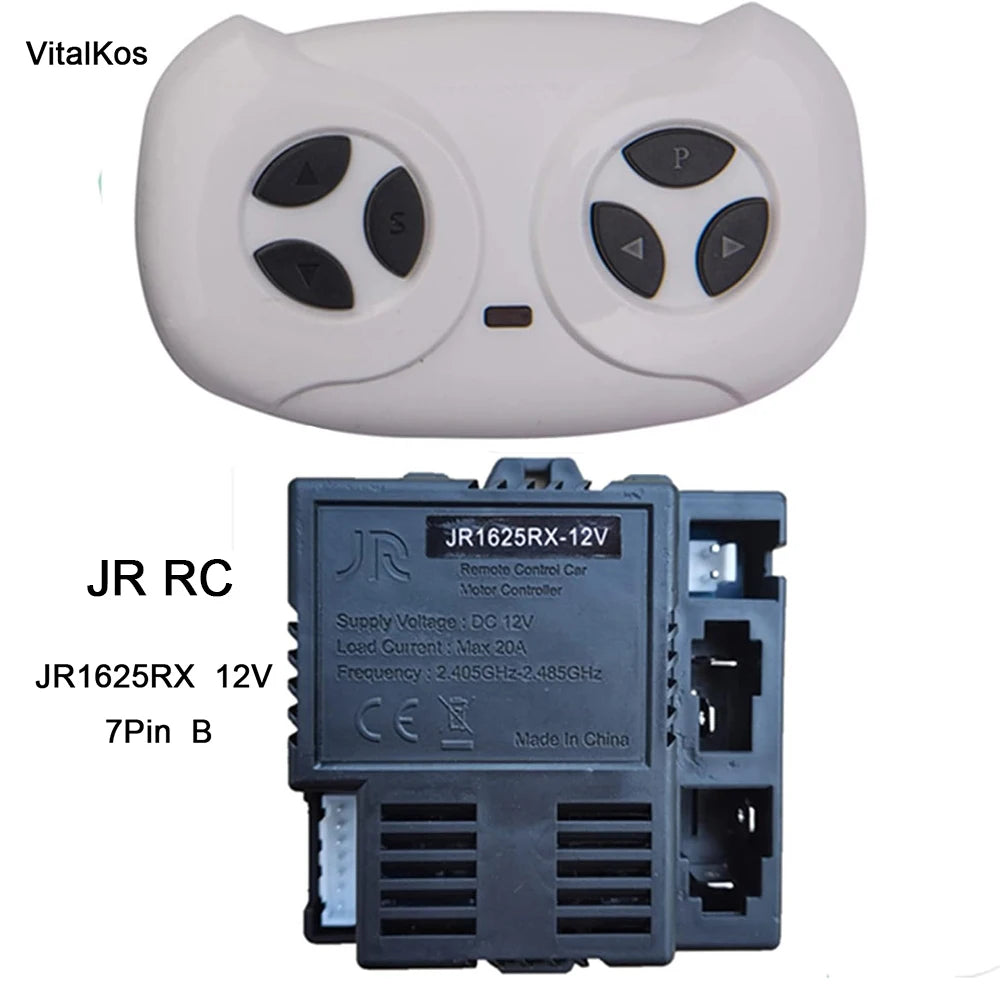 JR1630RX 12V / JR-RX-12V Remote Control and Receiver (Optional) Of Children's Electric Car Bluetooth Ride On Car Parts
