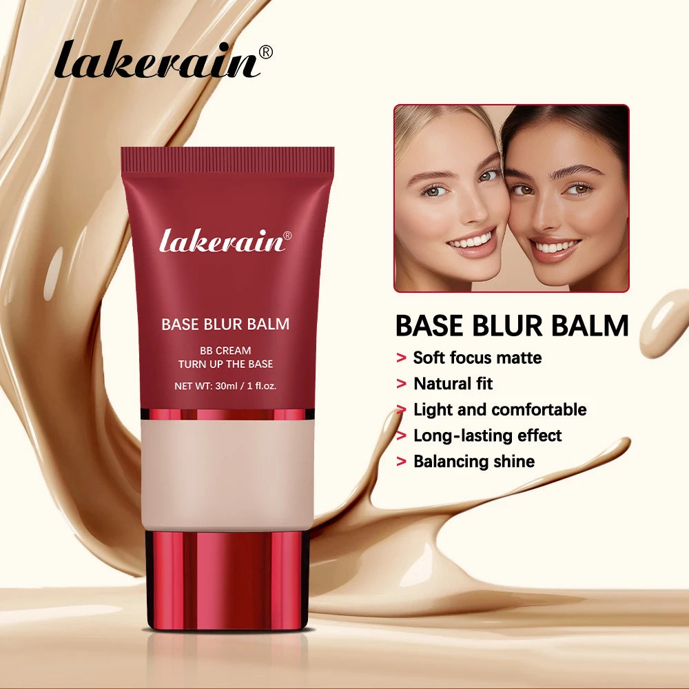 Surnelia Soft-Focus: Matte Blur Balm & Foundation Base