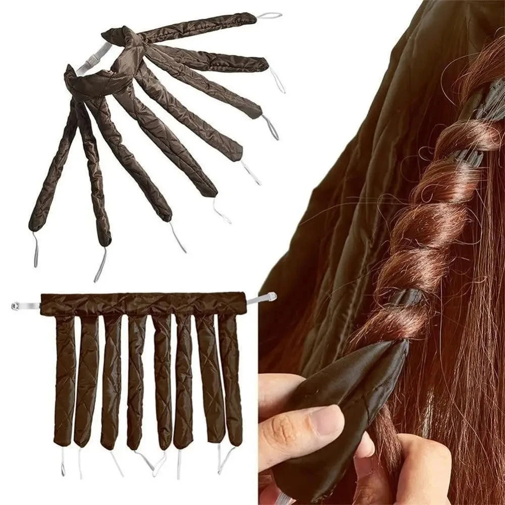 Heatless Curling Headband – Silk Ribbon No Heat Hair Curlers