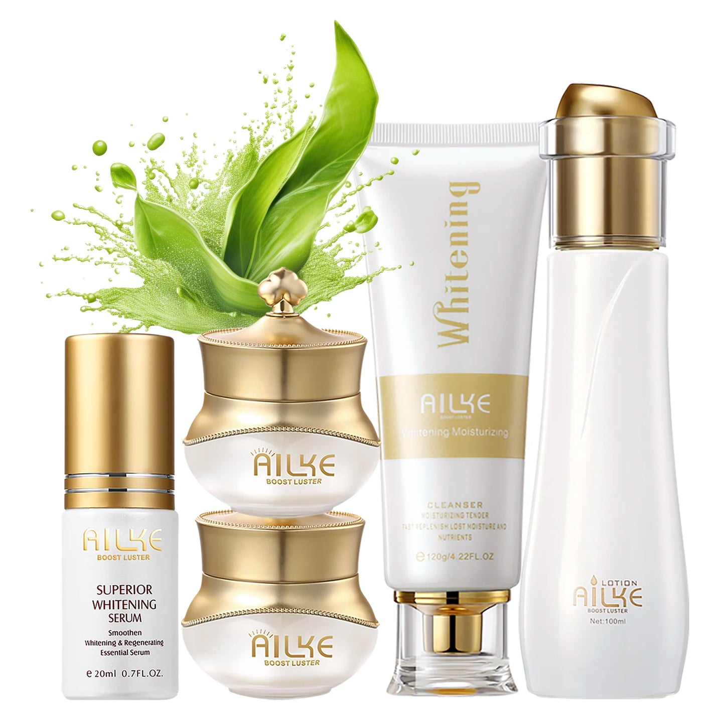 AILKE Rose Face Cream – Whitening, Anti-Wrinkle & Hydrating Korean Skincare Set