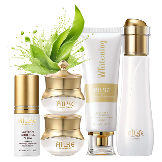 AILKE Rose Face Cream – Whitening, Anti-Wrinkle & Hydrating Korean Skincare Set