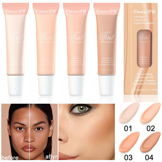 Full Coverage BB Cream & Foundation – Waterproof, Long-Lasting Face Corrector