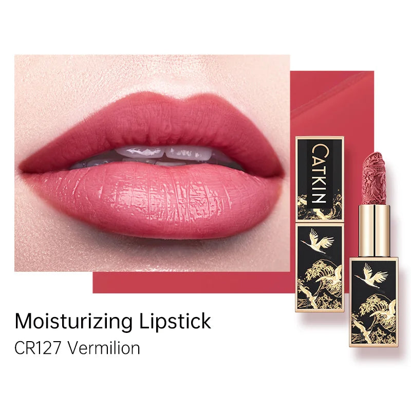 CATKIN Hydrating Matte Lipstick – Creamy, Long-Lasting Satin Finish
