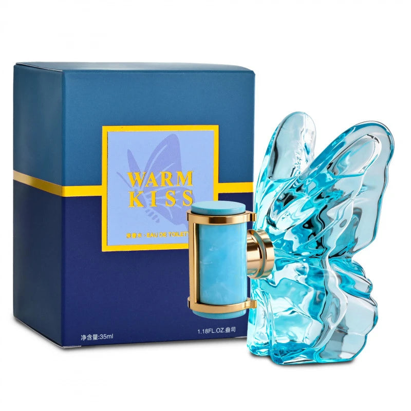 Butterfly Women Long Lasting EDT, Fruity Floral Amber Woody Scent, Jasmine Vaniella Lemon Citrus Elegant Light Fragrance 50ml