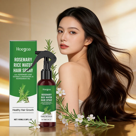 Rosemary & Rice Water Hair Growth Spray – Scalp Hydrating Care
