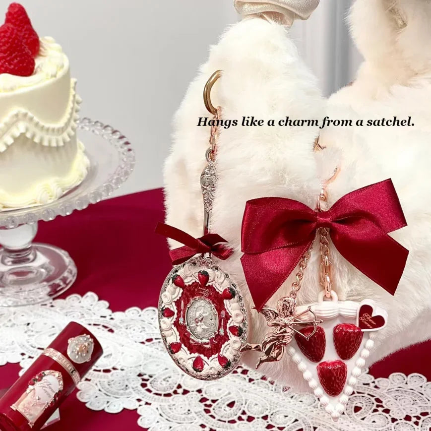 Flower Knows Strawberry Cupid Solid Perfume Balm Pendant – Unisex Fragrance