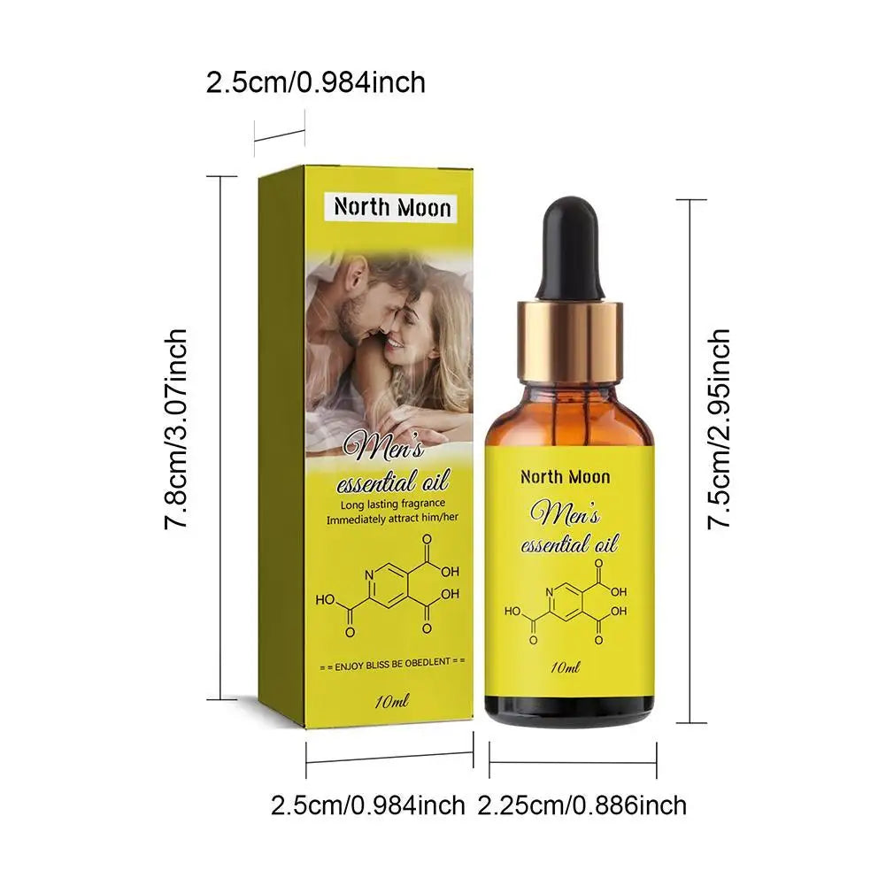 Men Pheromone Essential Oil Perfume – Intense Long Lasting Fragrance
