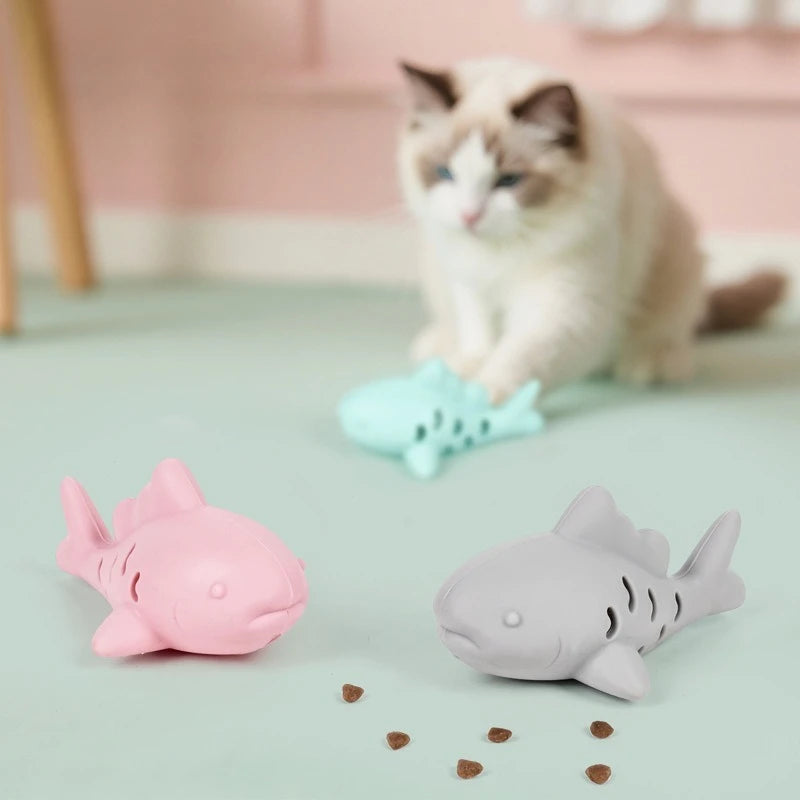 TreatFish: Interactive Food Dispensing Cat Toy