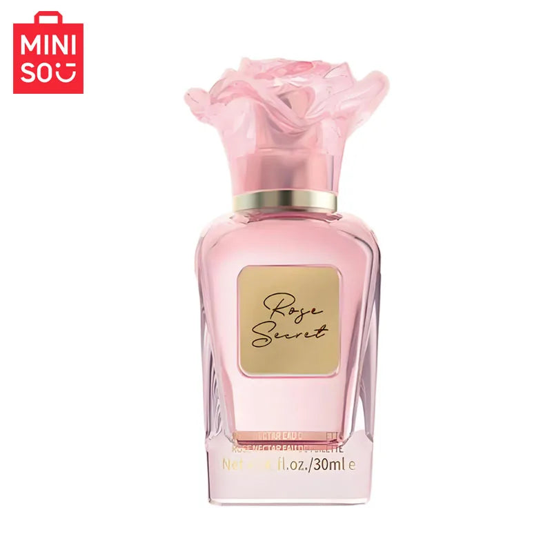 MINISO Rose Secret Eau de Toilette – Women’s Floral Fruity Fragrance (30ml)