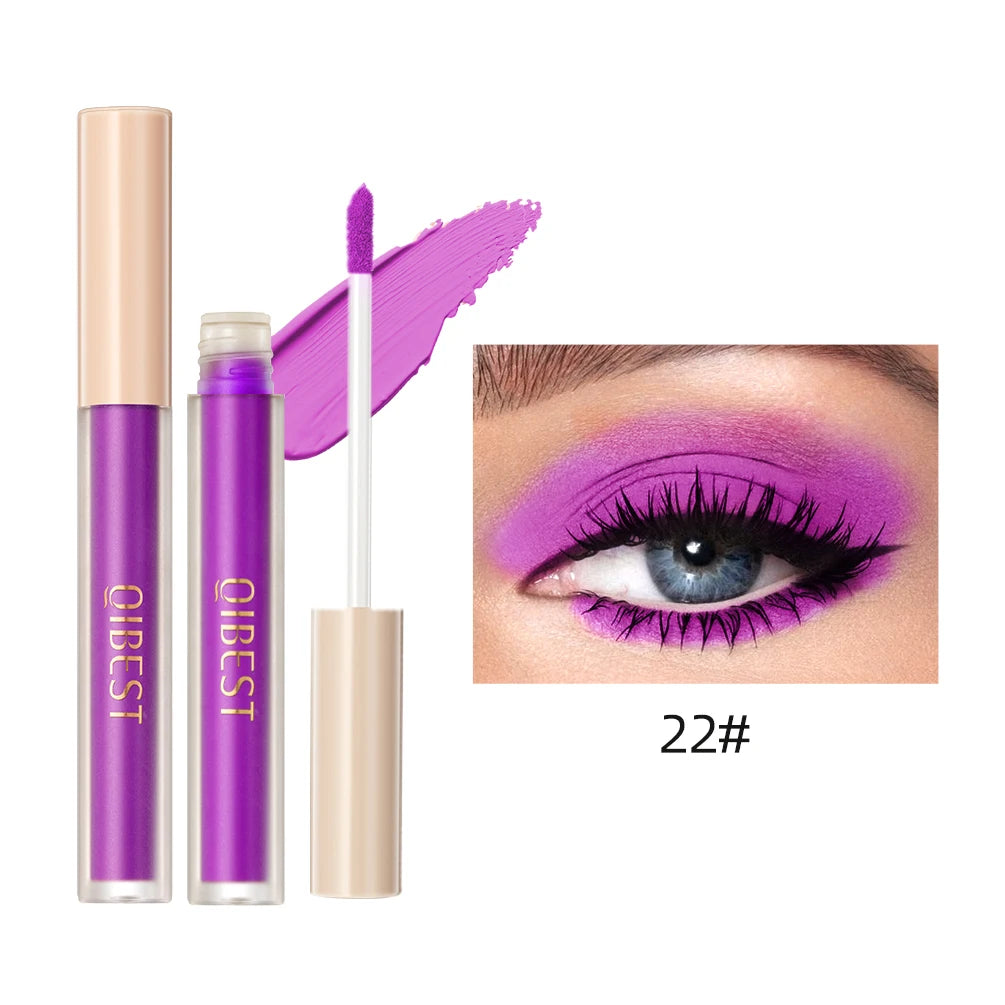 QIBEST Matte Liquid Shadow Collection – 8-Stick Set, Dual-Use for Eyes & Cheeks