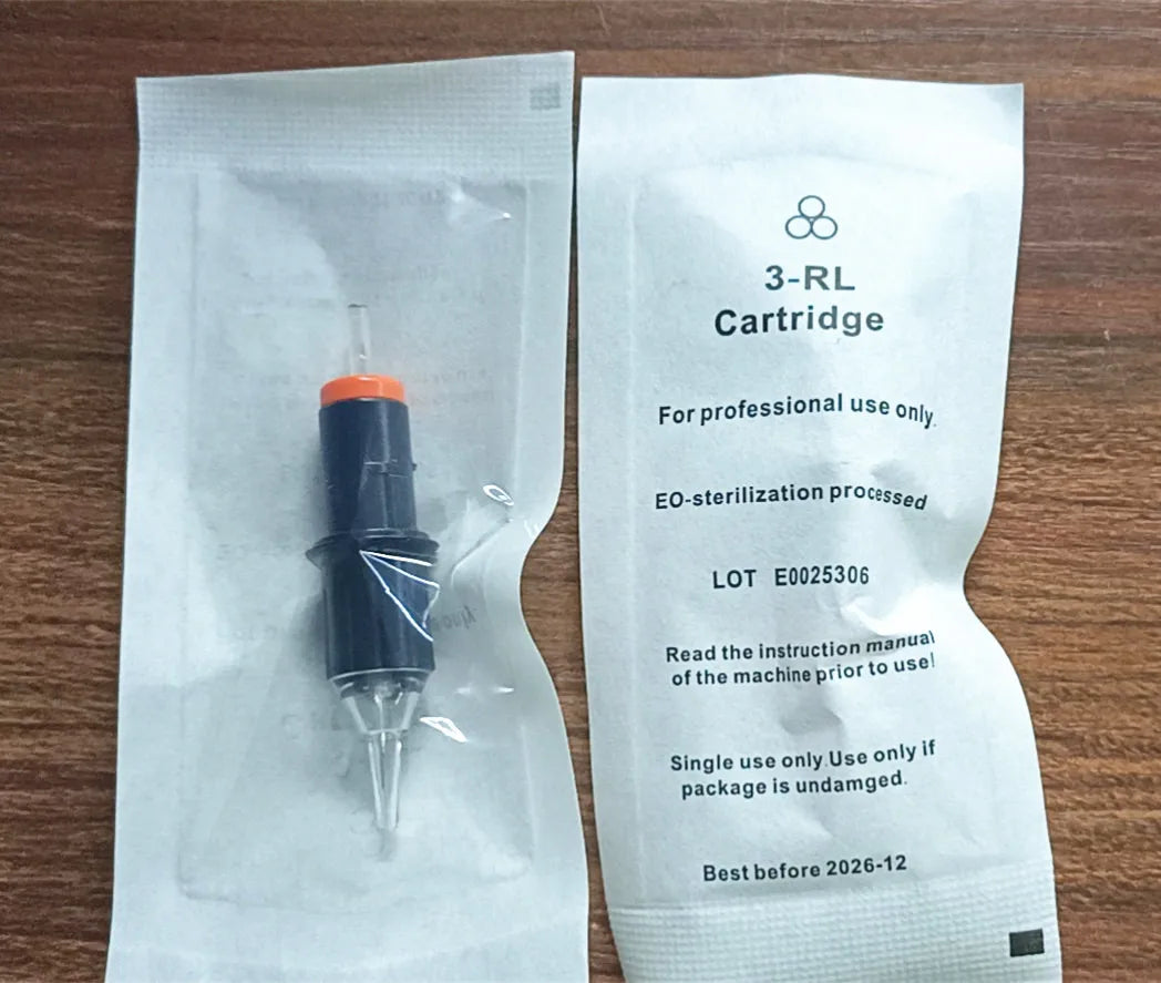 50pcs Tattoo Cartridge Needles – Sterilized Disposable Set