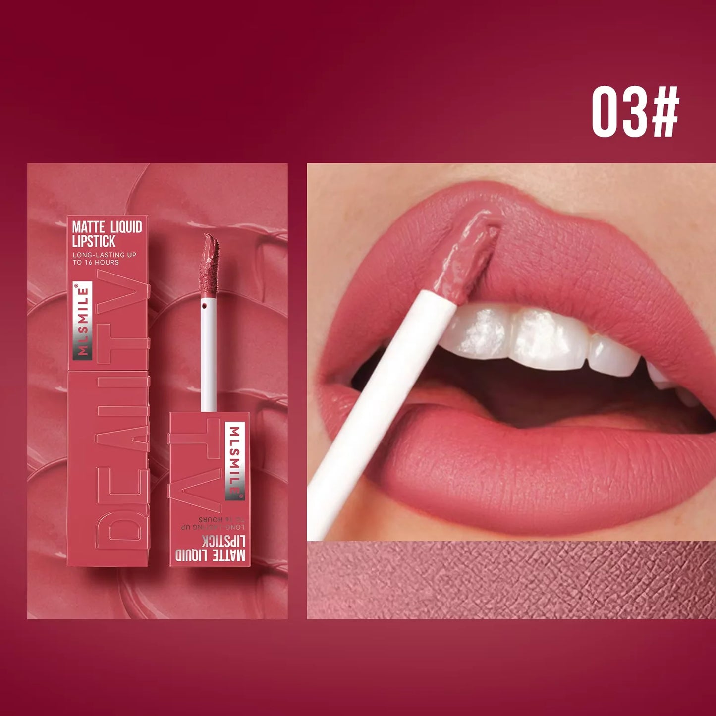 Professional Velvet Matte Liquid Lipstick – Waterproof & Non-Stick Formula