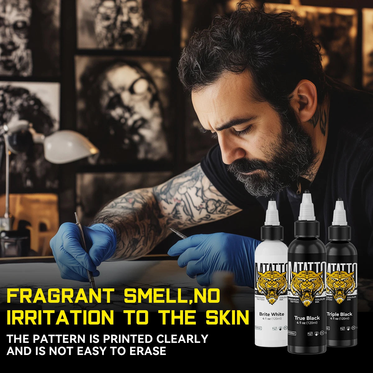 Surnelia Pro-Ink: Professional Tattoo & PMU Pigment (120ml)
