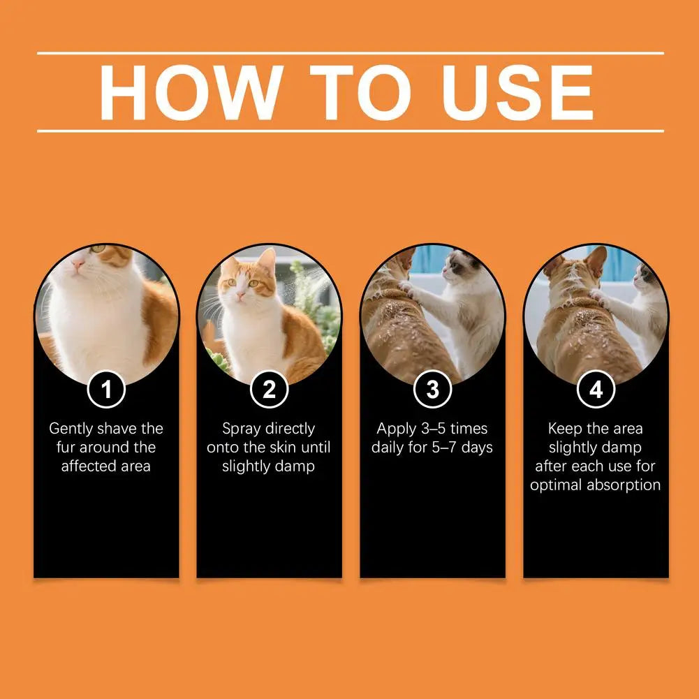 DermaRelief: Soothing Skin Repair Spray for Pets