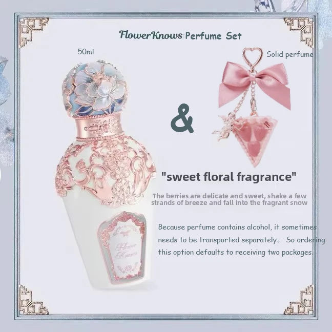 Flower Knows Strawberry Cupid Eau de Parfum – 50ml Floral Gourmand Fragrance for Women