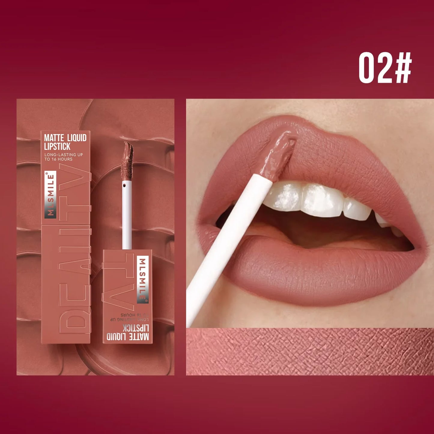 Professional Velvet Matte Liquid Lipstick – Waterproof & Non-Stick Formula