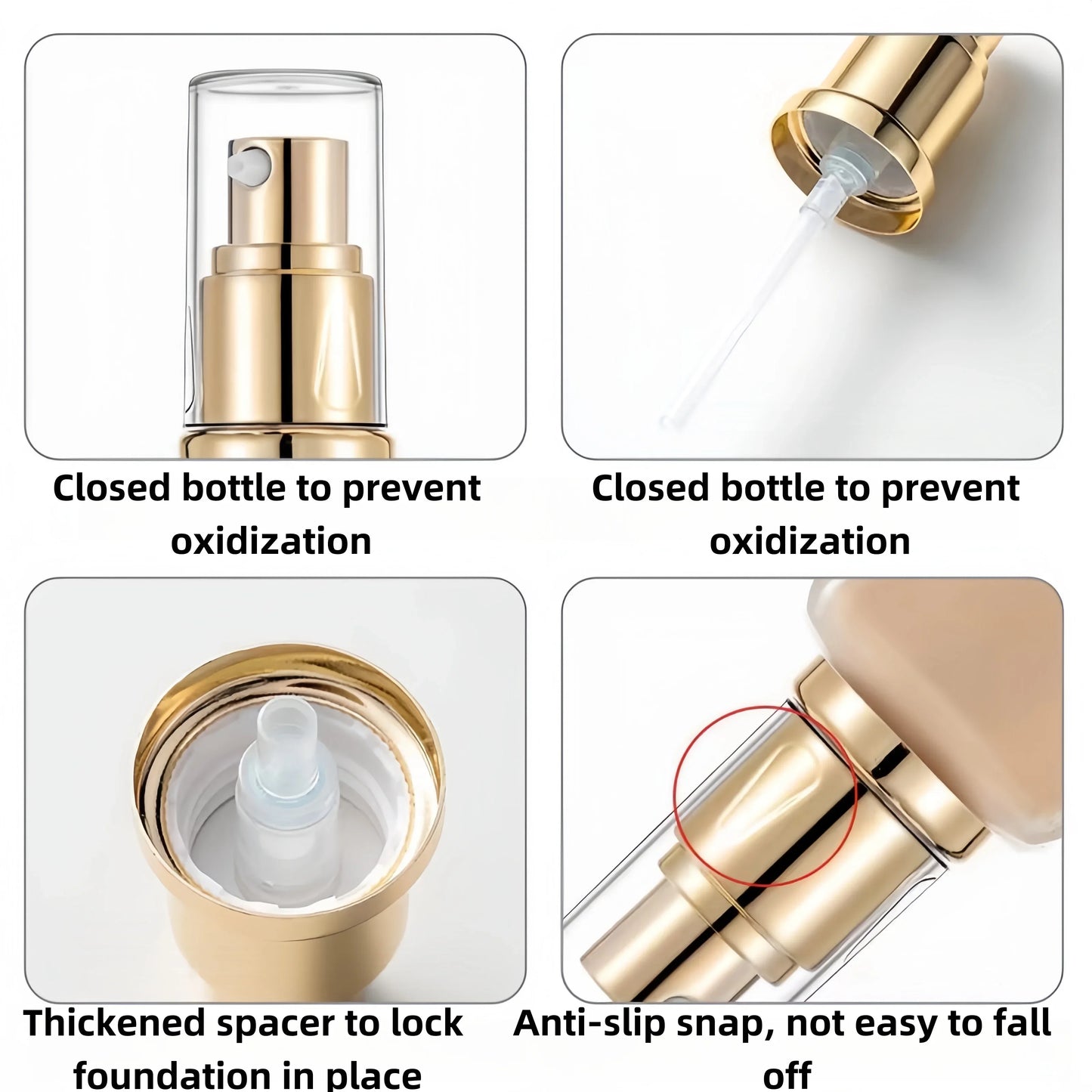 Makeup Foundation Pump – Replacement Dispenser Head