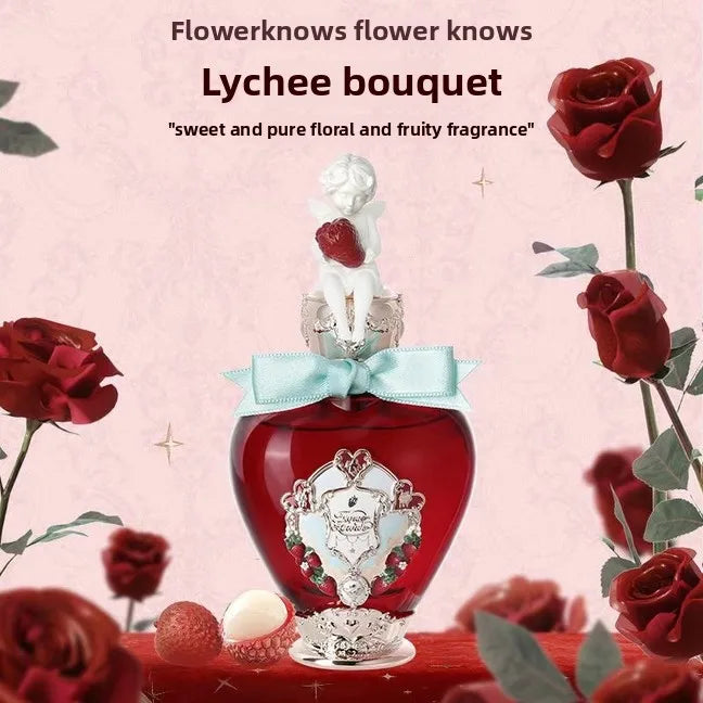 Flower Knows Strawberry Cupid Eau de Parfum – 50ml Floral Gourmand Fragrance for Women