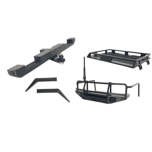 Durable 82 front bumper \ 80 roof rack \ rear bumper DIY Parts for MN1/12 MN82 MN-82 Truck 1:12 RC Car model Upgrade Accessories