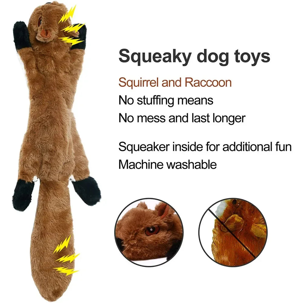 CleanFetch: 45cm Durable Stuffing-Free Squeaky Toy