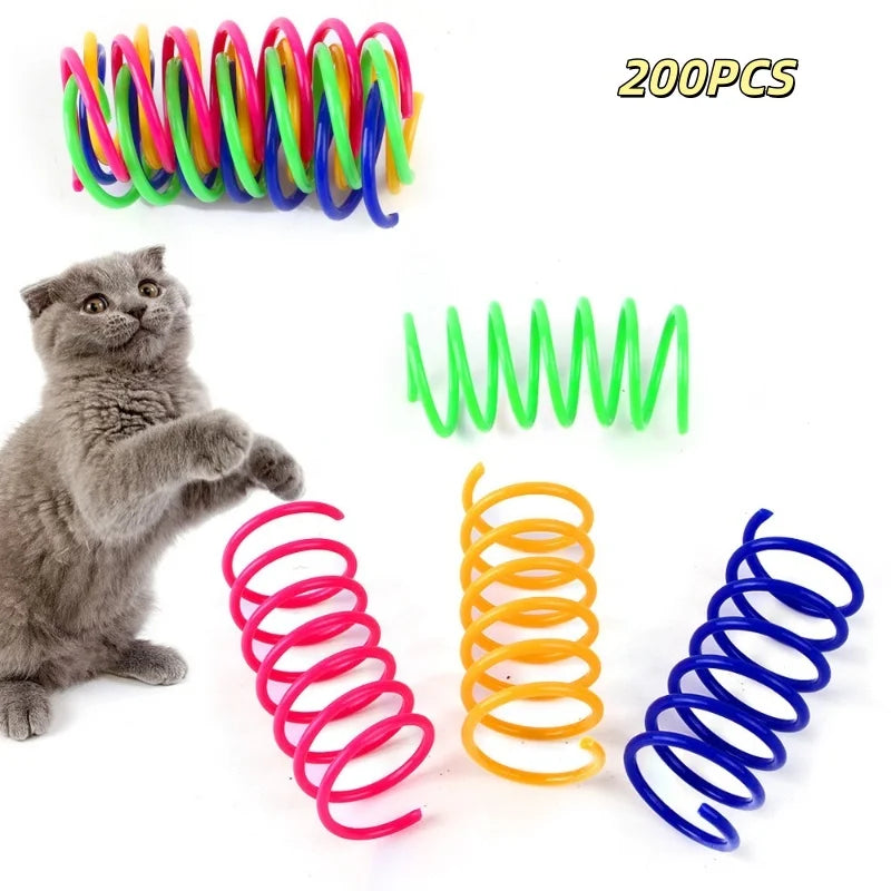 SpringyJump: Colorful Interactive Cat Springs