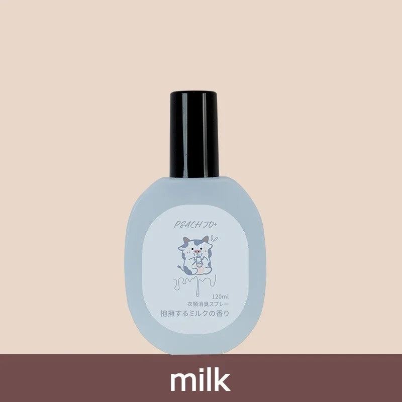 Clothes Perfume Spray Fresh Scent Long Lasting Deodorant for Men and Women Clothing Fruits Peach Odor Air Freshener Fragrance