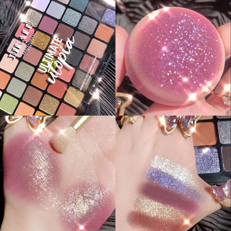 DIKALU Ultimate Utopia Palette – 40 Shades of Matte, Shimmer & Glitter Eyeshadow