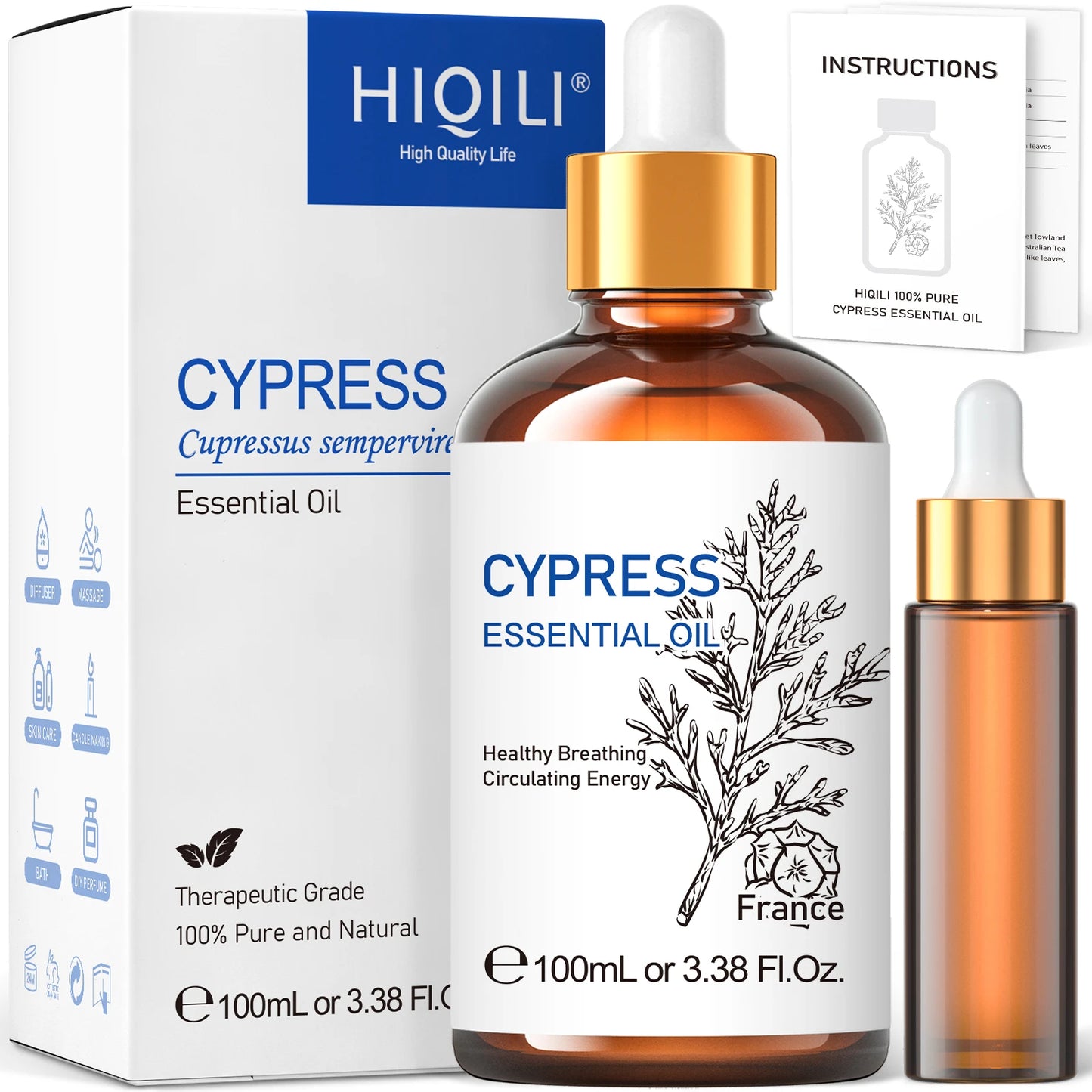 Surnelia Organic Cypress Aromatherapy Oil