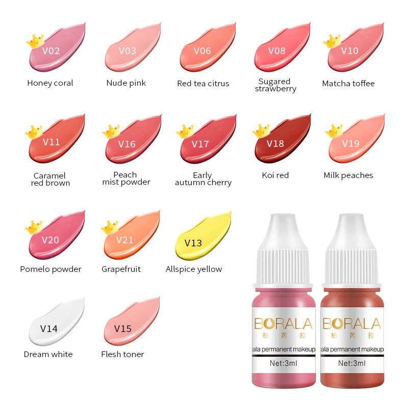 Borala PMU Pigment Ink – Lip & Eyebrow Microblading 3ml