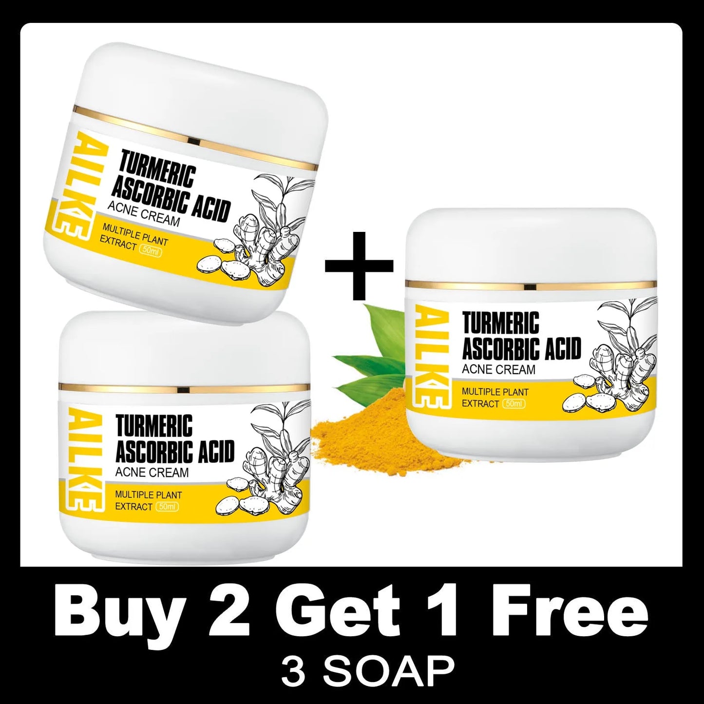 Organic Turmeric Kit – Brightening, Spot Removal, Acne Treatment & Hydration Routine