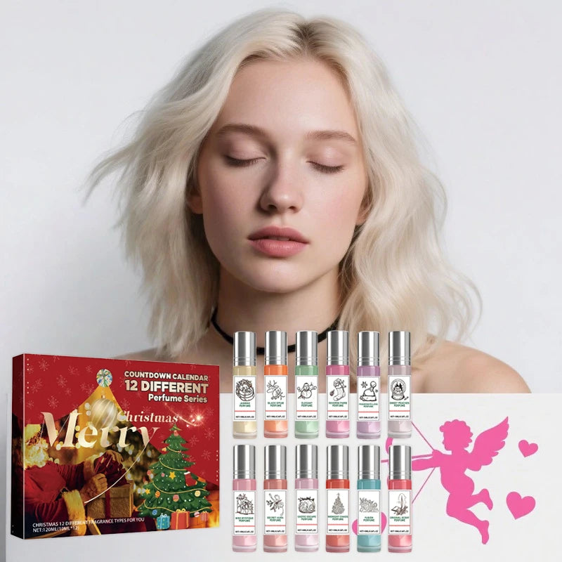 Christmas Advent Calendar Perfume Countdown Mini Calendar 24-day Countdown Calendar Perfume Christmas Creativity Gift Perfume