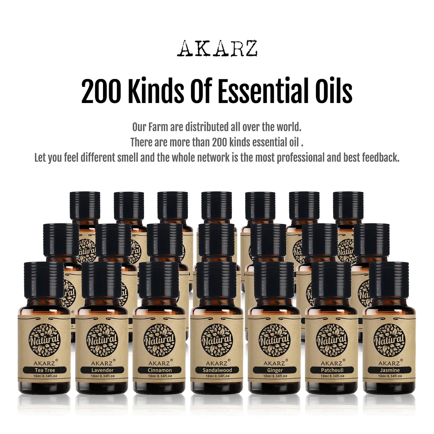 AKARZ Ginger Essential Oil – Natural Aromatherapy & Skin Care Oil