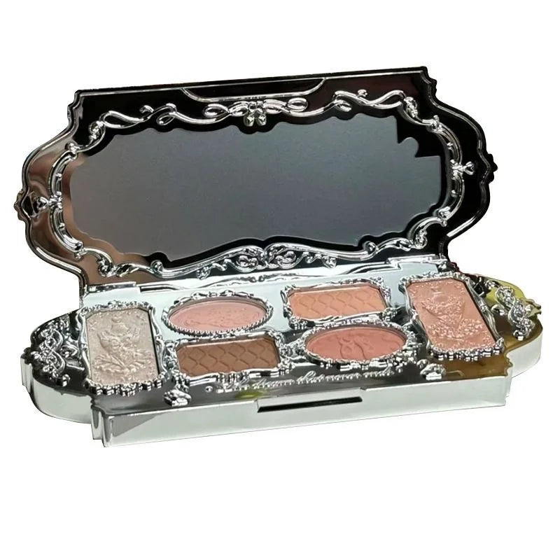 Flower Knows Swan Ballet Eyeshadow Palette – 6 Colors Matte & Shimmer