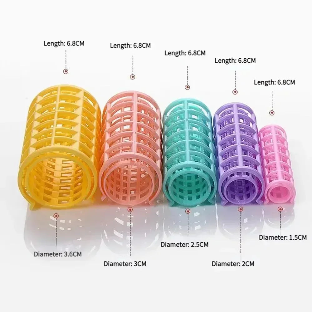 Heatless Hair Curler Set – No Heat Curling Rollers (Multi-Size Options)