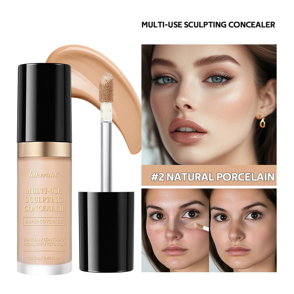 Matte Concealer Foundation – Full Coverage Multi-Use Cream