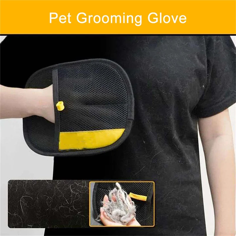 PetMassage: Double-Sided Grooming & Deshedding Gloves