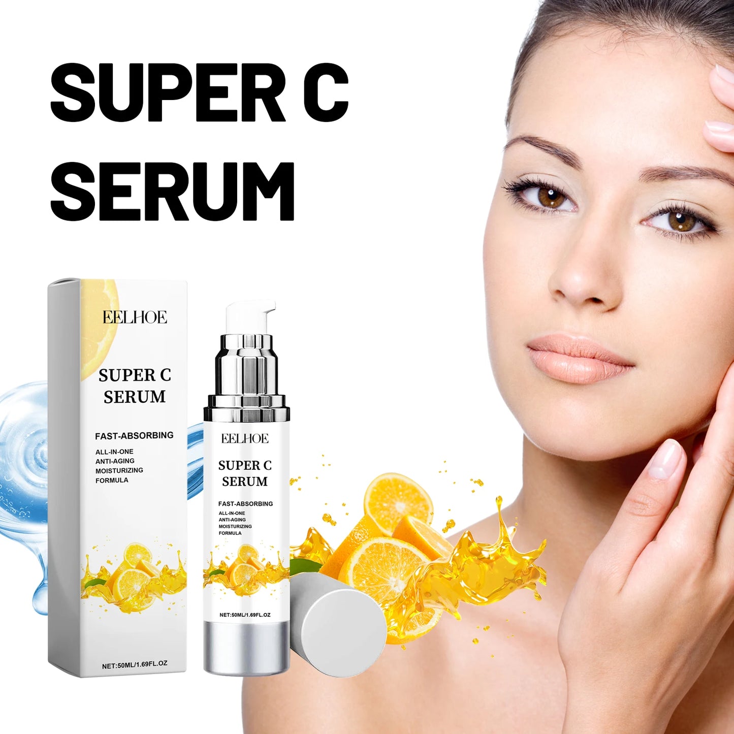 Vitamin C Serum with Niacinamide – Brightening & Hydrating Skin Care (109g)