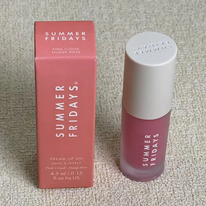 NEW Summer Fridays Mini Lip Gloss Set Vanilla Beige Lip Balm Long Lasting Moisturizing Smooth Soft Tube Makeup Lip Care Suit