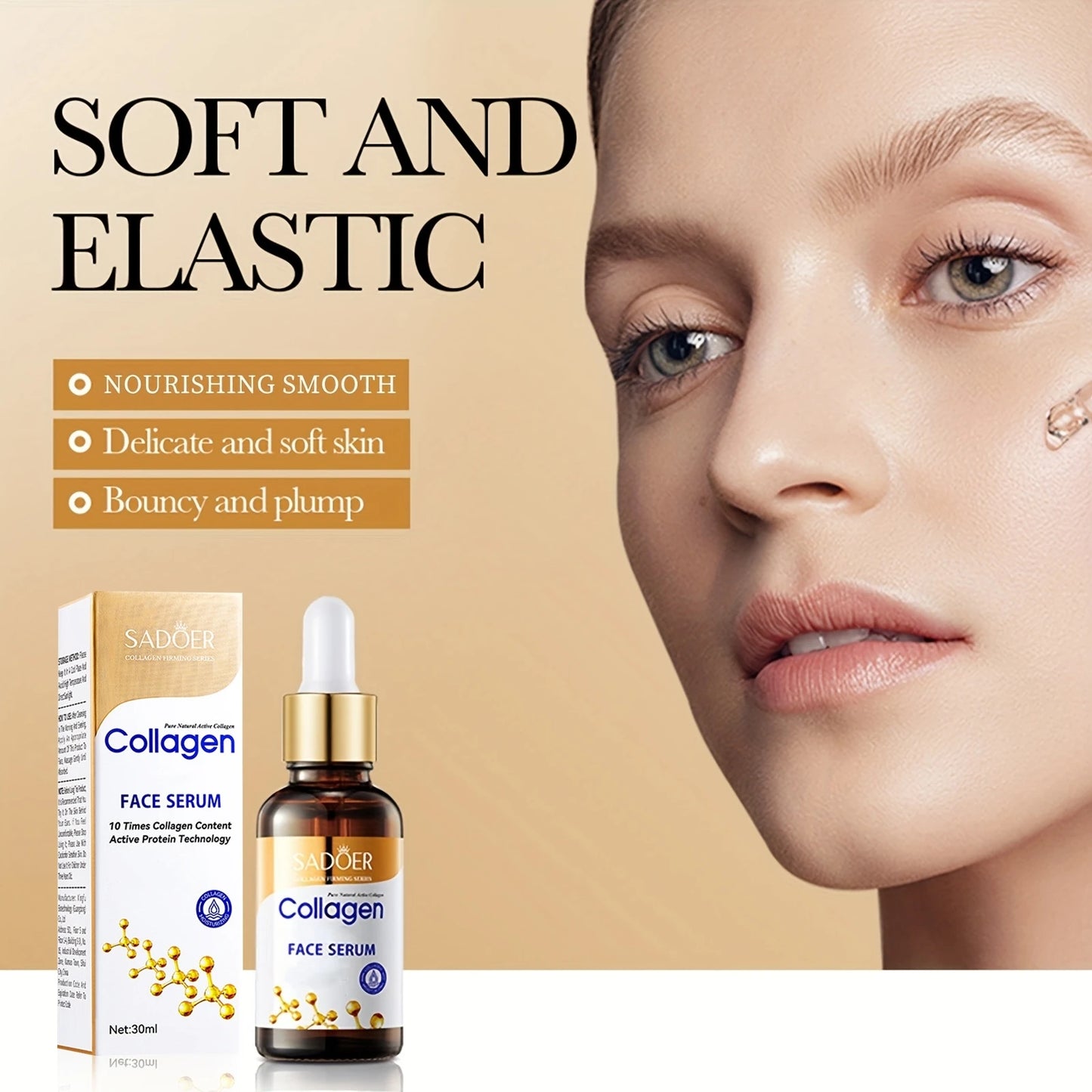 Collagen 6-Piece Face Care Set – Deep Hydration, Skin Firming & Smoothing Routine