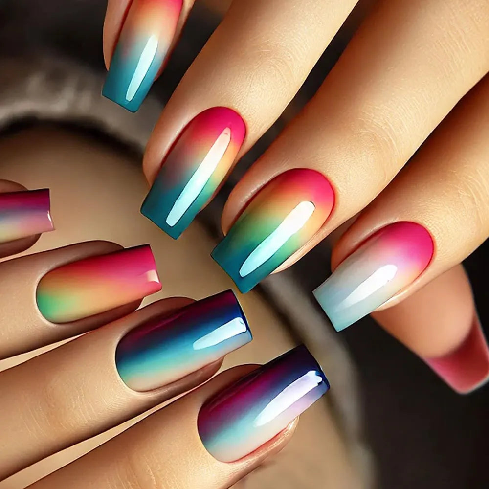 LuxeChromatic: 16-Color Neon & Ombre Nail Art Pigment Palette