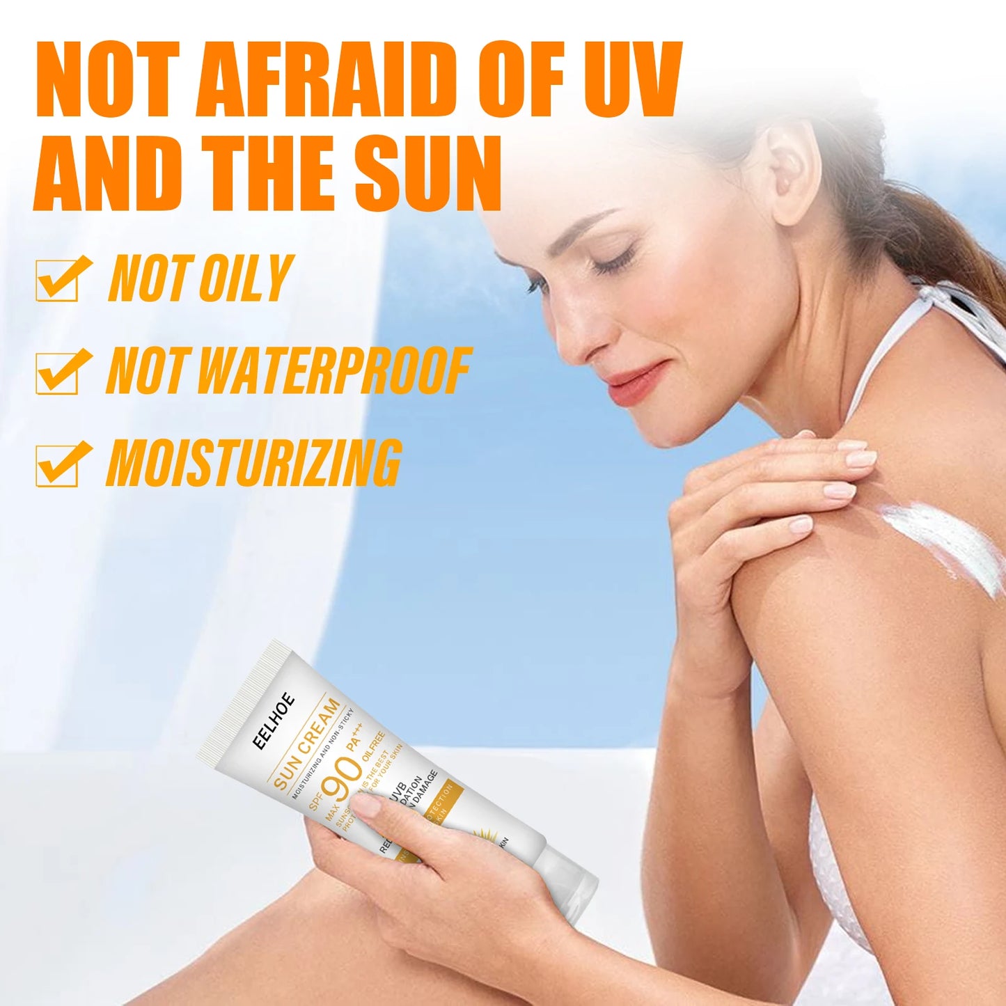 SPF 90 Sunscreen – Face & Body Oil Control Sun Cream