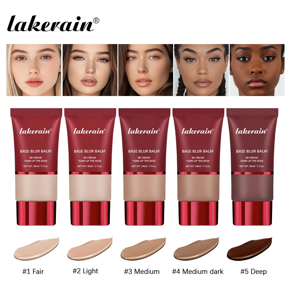 Surnelia Soft-Focus: Matte Blur Balm & Foundation Base