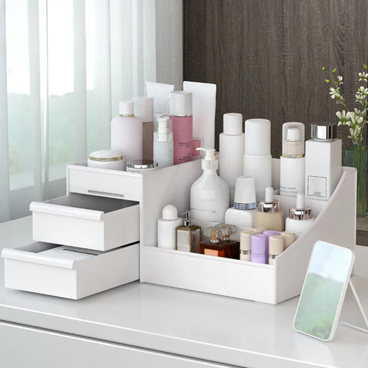 Drawer Makeup Storage Box – Desktop Cosmetic Organizer