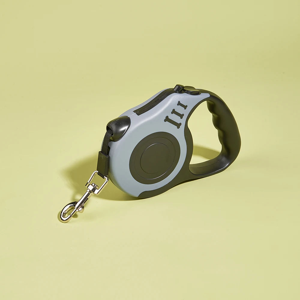 FlexiSafe: Heavy-Duty Retractable Dog Leash (3m / 5m)